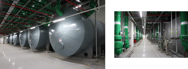 지하 3층 기계실 전경